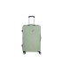 Spacewalk Stylux Hard Luggage, 57 cm, 8 Wheels, 3 Year Warranty, Pista Green