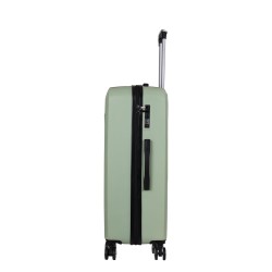SPACEWALK STYLUX Hard Case ABS Luggage, SMALL, 50L, 8 Spinner Wheels, TSA Lock, Anti-Theft Zip, Lightweight & Durable, 3-Year Warranty, Made in India