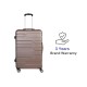 Spacewalk Tokyo Hard Luggage, 67 cm, 8 Wheels, 3 Year Warranty, Brown