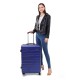 Spacewalk Tokyo Hard Luggage, 67 cm, 8 Wheels, 3 Year Warranty, Blue