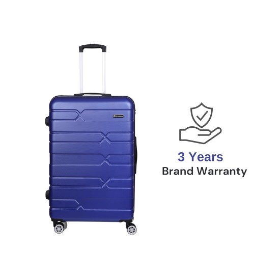 Spacewalk Tokyo Hard Luggage, 67 cm, 8 Wheels, 3 Year Warranty, Blue