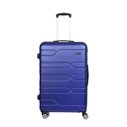 Spacewalk Tokyo Hard Luggage, 77 cm, 8 Wheels, 3 Year Warranty, Blue