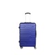 Spacewalk Tokyo ABS Hard Luggage, 57 cm, 8 Wheels, 3 Year Warranty, Blue