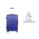 Spacewalk Tokyo ABS Hard Luggage, 57 cm, 8 Wheels, 3 Year Warranty, Blue