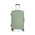 Spacewalk Gloster Hard Luggage, 77 cm, 8 Wheels, 3 Year Warranty, Pista Green