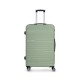 Spacewalk Gloster Hard Luggage, 77 cm, 8 Wheels, 3 Year Warranty, Pista Green