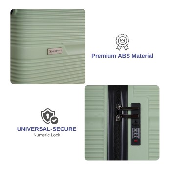 SPACEWALK GLOSTER Hard Case ABS Luggage, 107L, LARGE, 8 Spinner Wheels, TSA Lock, Anti-Theft Zip, Lightweight & Durable, 3-Year Warranty, Made in India SPACEWALK GLOSTER Hard Case ABS Luggage, 107L, LARGE, 8 Spinner Wheels, TSA Lock, Anti-Theft Zip, Lightweight & Durable, 3-Year Warranty, Made in India