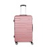 Spacewalk Tokyo Hard Luggage, 77 cm, 8 Wheels, 3 Year Warranty, Pink