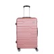 Spacewalk Tokyo Hard Luggage, 77 cm, 8 Wheels, 3 Year Warranty, Pink