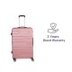 Spacewalk Tokyo Hard Luggage, 57 cm, 8 Wheels, 3 Year Warranty, Pink