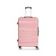 Spacewalk Gloster Hard Luggage, 77 cm, 8 Wheels, 3 Year Warranty, Pink