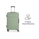 Spacewalk Gloster Hard Luggage, 67 cm, 8 Wheels, 3 Year Warranty, Pista Green