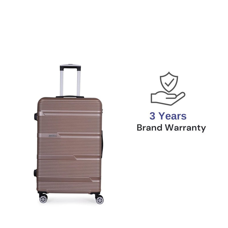 SPACEWALK GLOSTER Hard Case ABS Luggage, SMALL, 50L, 8 Spinner Wheels, TSA Lock, Anti-Theft Zip, Lightweight & Durable, 3-Year Warranty, Made in India SPACEWALK GLOSTER Hard Case ABS Luggage, SMALL, 50L, 8 Spinner Wheels, TSA Lock, Anti-Theft Zip, Lightweight & Durable, 3-Year Warranty, Made in India