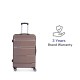 Spacewalk Gloster Hard Luggage, 57 cm, 8 Wheels, 3 Year Warranty, Brown