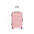 Spacewalk Gloster Hard Luggage, 67 cm, 8 Wheels, 3 Year Warranty, Pink