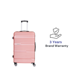 SPACEWALK GLOSTER Hard Case ABS Luggage, SMALL, 50L, 8 Spinner Wheels, TSA Lock, Anti-Theft Zip, Lightweight & Durable, 3-Year Warranty, Made in India