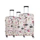 Spacewalk Cadillac Special Edition PC + ABS Luggage Set of 3, 8 Wheels, 3 Year Warranty