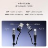 boAt FlexiCharge 400 Charging Cable w/ 4-in-1 Connectivity- USB-A, Type-C, & Lightning Ports, 60W/3A PD Fast Charging,480Mbps Data Sync,2 Swappable Heads,Silicon Cable Tie(Carbon Black) boAt FlexiCharge 400 Charging Cable w/ 4-in-1 Connectivity- USB-A, Type-C, & Lightning Ports, 60W/3A PD Fast Charging,480Mbps Data Sync,2 Swappable Heads,Silicon Cable Tie(Carbon Black)