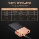 Duracell Magnetic Wireless Power Bank 10000 mAh, Magsafe Compatible, Fast Charging, Compact, 15W Wireless Charging, 22.5W USB A/Type C Output, for iPhone, Smartphones, USB & Qi Enabled Devices, Black