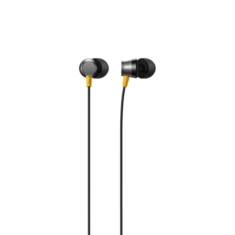 realme Buds 3 Wired in Ear Earphone with Type-C Jack,in-line Microphone, 9mm Drivers, Intigrated Controls (Black)