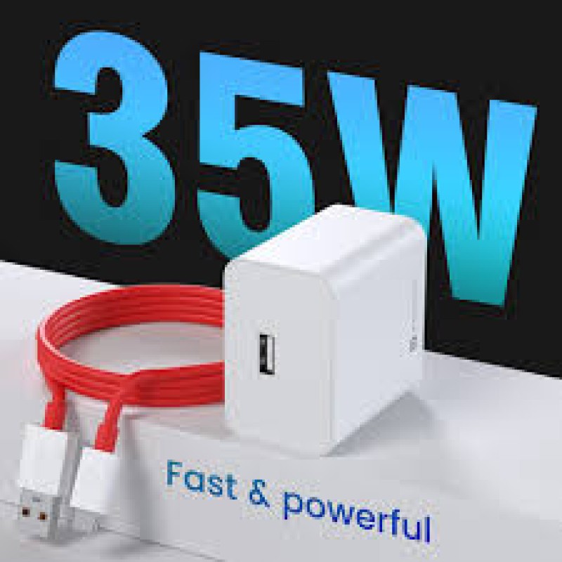 Portronics 35W Adapto 35A USB-A Fast Charging Adaptor with 1M Charging Cable, Support VOOC Charging /WARP Charging /Dash Charging Portronics 35W Adapto 35A USB-A Fast Charging Adaptor with 1M Charging Cable, Support VOOC Charging /WARP Charging /Dash Charging
