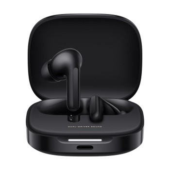 (Refurbished) Redmi Buds 6, Dual Driver TWS in Ear Earbuds, 49dB Hybrid Active Noise Cancellation, Spatial Audio, Dual Device Connection, Quad Mic AI ENC, 42 Hrs Playtime, Custom EQ, Wireless Earbuds (Black)