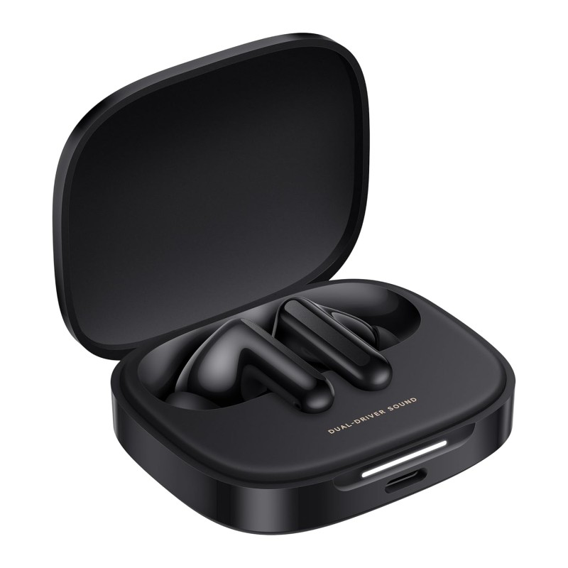 (Refurbished) Redmi Buds 6, Dual Driver TWS in Ear Earbuds, 49dB Hybrid Active Noise Cancellation, Spatial Audio, Dual Device Connection, Quad Mic AI ENC, 42 Hrs Playtime, Custom EQ, Wireless Earbuds (Black) (Refurbished) Redmi Buds 6, Dual Driver TWS in Ear Earbuds, 49dB Hybrid Active Noise Cancellation, Spatial Audio, Dual Device Connection, Quad Mic AI ENC, 42 Hrs Playtime, Custom EQ, Wireless Earbuds (Black)