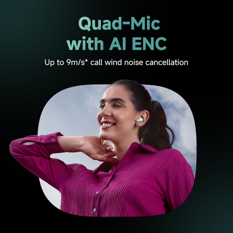 (Refurbished) Redmi Buds 6, Dual Driver TWS in Ear Earbuds, 49dB Hybrid Active Noise Cancellation, Spatial Audio, Dual Device Connection, Quad Mic AI ENC, 42 Hrs Playtime, Custom EQ, Wireless Earbuds (Black) (Refurbished) Redmi Buds 6, Dual Driver TWS in Ear Earbuds, 49dB Hybrid Active Noise Cancellation, Spatial Audio, Dual Device Connection, Quad Mic AI ENC, 42 Hrs Playtime, Custom EQ, Wireless Earbuds (Black)