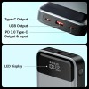 (Refurbished) ZEBRONICS EnergiPOD 27R3 Power Bank, 27000 mAh, 100W, PD 3.0 Type C, Rapid Charging, Outputs - Dual Type C | USB A, LED Display, Auto Protections, Flight Friendly, Made in India (Black+Grey)