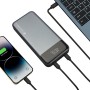 (Refurbished) ZEBRONICS EnergiPOD 27R3 Power Bank, 27000 mAh, 100W, PD 3.0 Type C, Rapid Charging, Outputs - Dual Type C | USB A, LED Display, Auto Protections, Flight Friendly, Made in India (Black+Grey)
