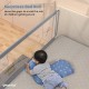 Cherilo Baby Bed Rail Guard for Baby Safety & Toddler Safety, 180cm X 73cm, Foldable & Portable, Height Adjustable & Collapsible Bed Rail Barrier, Single Bed Side Rails for Baby, (Pack of 1)