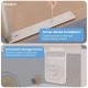 Cherilo Baby Bed Rail Guard for Baby Safety & Toddler Safety, 180cm X 73cm, Foldable & Portable, Height Adjustable & Collapsible Bed Rail Barrier, Single Bed Side Rails for Baby, (Pack of 1)