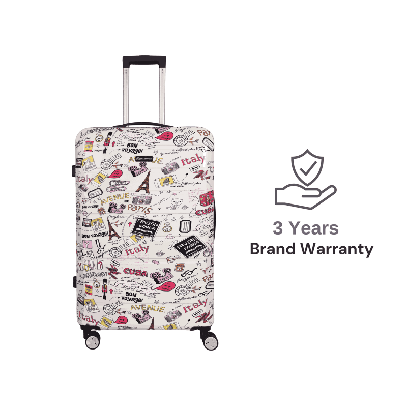 Spacewalk Cadillac Special Edition PC + ABS Luggage, 77 cm, 8 Wheels, 3 Year Warranty Spacewalk Cadillac Special Edition PC + ABS Luggage, 77 cm, 8 Wheels, 3 Year Warranty