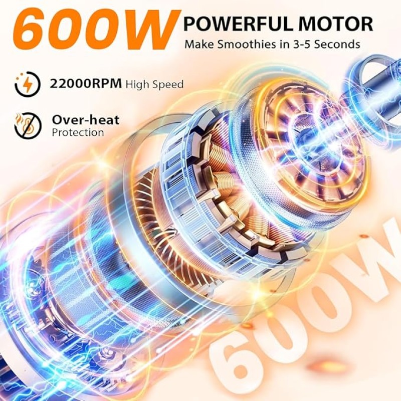 INALSA Blender Mixer Grinder|5 Jar & 600W Copper Motor| Blenders for Smoothies and Juices| Smoothie MakerBlender NutriBlender 3 Blades Including Froth Blade 2Yr Warranty,Jazz 600 INALSA Blender Mixer Grinder|5 Jar & 600W Copper Motor| Blenders for Smoothies and Juices| Smoothie MakerBlender NutriBlender 3 Blades Including Froth Blade 2Yr Warranty,Jazz 600