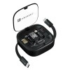 (Refurbished) Portronics Snapcase 2 60W Multifunctional Fast Charging Data Cable Kit With Retractable Cable, Conversion Set USB A & Type C to Male Micro/Lightning,Sim Storage,Sim Eject Pin (Refurbished) Portronics Snapcase 2 60W Multifunctional Fast Charging Data Cable Kit With Retractable Cable, Conversion Set USB A & Type C to Male Micro/Lightning,Sim Storage,Sim Eject Pin