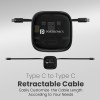 (Refurbished) Portronics Snapcase 2 60W Multifunctional Fast Charging Data Cable Kit With Retractable Cable, Conversion Set USB A & Type C to Male Micro/Lightning,Sim Storage,Sim Eject Pin (Refurbished) Portronics Snapcase 2 60W Multifunctional Fast Charging Data Cable Kit With Retractable Cable, Conversion Set USB A & Type C to Male Micro/Lightning,Sim Storage,Sim Eject Pin