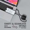 (Refurbished) Portronics Snapcase 2 60W Multifunctional Fast Charging Data Cable Kit With Retractable Cable, Conversion Set USB A & Type C to Male Micro/Lightning,Sim Storage,Sim Eject Pin (Refurbished) Portronics Snapcase 2 60W Multifunctional Fast Charging Data Cable Kit With Retractable Cable, Conversion Set USB A & Type C to Male Micro/Lightning,Sim Storage,Sim Eject Pin