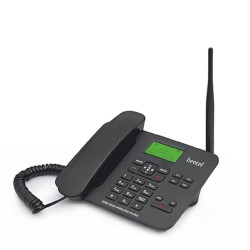 Beetel F1K+ GSM Fixed Wireless Phone, Support Quad Band 2G,LCD Display,Speed Dial,Calender, 4 Languages Support,Two Way Speaker Phone,Hotline Function with Keypad Lock,Alarm,Low Battery Alert (Black)