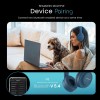 (Refurbished) HAMMER Vibe ENC Bluetooth Headphone, 40mm Driver, Dual Pairing, 60hrs Playtime, Voice Assistant, BT V5.4, Game Mode, Soft Cushions, Lightweight Headphones for Music, Gaming and Calls (Blue) (Refurbished) HAMMER Vibe ENC Bluetooth Headphone, 40mm Driver, Dual Pairing, 60hrs Playtime, Voice Assistant, BT V5.4, Game Mode, Soft Cushions, Lightweight Headphones for Music, Gaming and Calls (Blue)