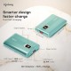 Lifelong Electronics 10000mAh Fast Charging Power Bank with Digital Display | Type C Input | 2 Output Ports | Quick Charge 3.0 | 22.5 W PD Powerbank | Cable Included (Teal Green)