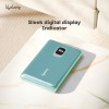 Lifelong Electronics 10000mAh Fast Charging Power Bank with Digital Display | Type C Input | 2 Output Ports | Quick Charge 3.0 | 22.5 W PD Powerbank | Cable Included (Teal Green)