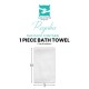 Cuddle Cotton Regalia Zero Twist Bath Towel, 600 GSM, 75 cm x 150 cm, Arctic Blue