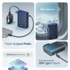 (Refurbished) Ambrane 20000mAh Small Pocket Size Powerbank, Hanging InBuilt Type C Cable, 22.5W Fast Charging, Type C PD & USB Output for iPhone, Android Mobiles & Other Devices (MiniCharge 20, Black-Blue) (Refurbished) Ambrane 20000mAh Small Pocket Size Powerbank, Hanging InBuilt Type C Cable, 22.5W Fast Charging, Type C PD & USB Output for iPhone, Android Mobiles & Other Devices (MiniCharge 20, Black-Blue)