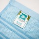 Cuddle Cotton Elite Bath Towel, 75 x 150 cm, 580 GSM, Wave Design, Cosmic Blue