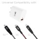 boAt WCD QC 3.0 18W Wall Charger with with Micro USB Cable, Quick Charge 3.0 Technology, Superior Protection, Maximum Efficiency(White)