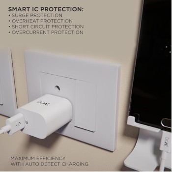 (Refurbished) boAt WCD QC 3.0 18W Wall Charger with with Micro USB Cable, Quick Charge 3.0 Technology, Superior Protection, Maximum Efficiency(White) (Refurbished) boAt WCD QC 3.0 18W Wall Charger with with Micro USB Cable, Quick Charge 3.0 Technology, Superior Protection, Maximum Efficiency(White)