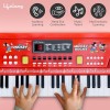 Lifelong Disney Mickey Electronic Piano Keyboard - 61-Key | Mic & One Side Speaker | 16 Tones, 10 Rhythms, 8 Percussions | Song Record, Finger Chord & Demo Modes | Microphone, USB Powered 