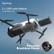 Lifelong Foldable Drone Toy for Kids | Dual VGA Camera |30 Mins Fly Time - 2 Batteries| 120° Wide Angle, 360° Flip, Altitude Hold |2X 1200mAh Batteries, App Control | Brushless Motor, 200-250ft Range Lifelong Foldable Drone Toy for Kids | Dual VGA Camera |30 Mins Fly Time - 2 Batteries| 120° Wide Angle, 360° Flip, Altitude Hold |2X 1200mAh Batteries, App Control | Brushless Motor, 200-250ft Range