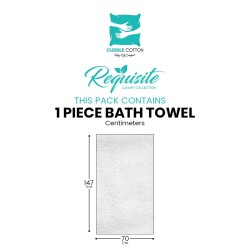 Cuddle Cotton Requisite 100% Cotton Bath Towel, 400 GSM, 70 cm x 147 cm, Blush Pink