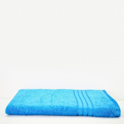 Cuddle Cotton Requisite 100% Cotton Bath Towel, 400 GSM, 70 cm x 147 cm, Sapphire Blue